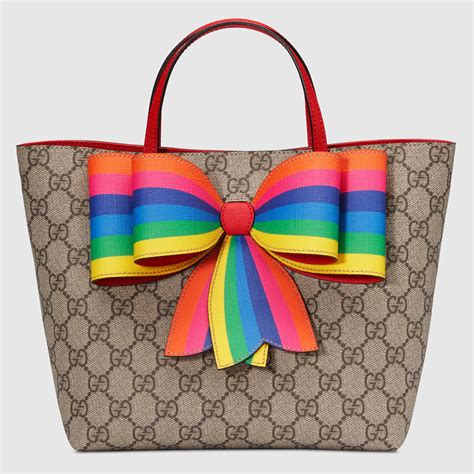 rainbow gucci bag|Gucci baguette handbag.